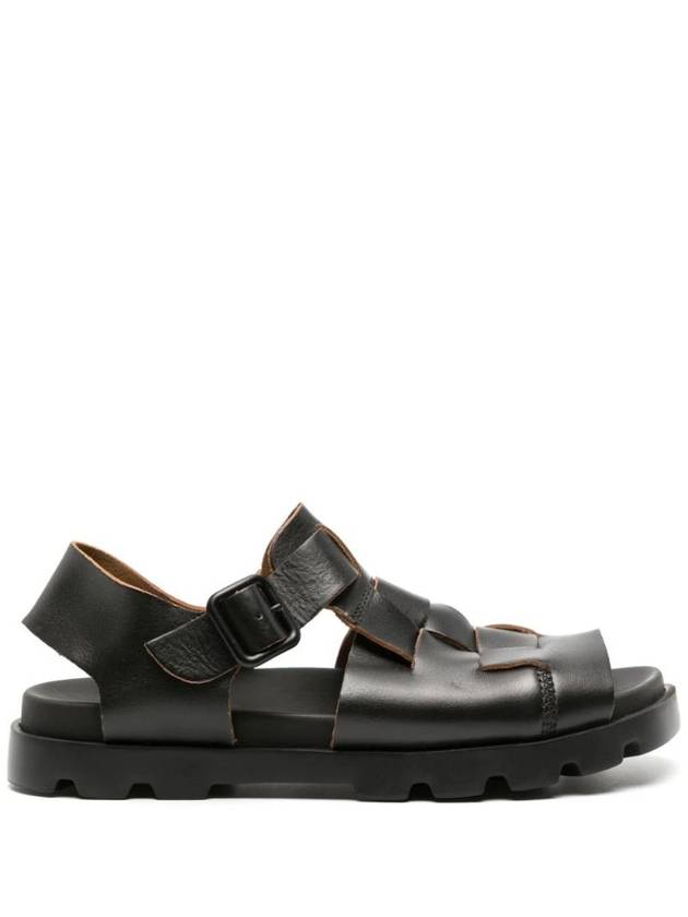 Brutus Leather Sandals Black - CAMPER - BALAAN 1