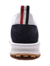 Fine Kid Suede Tech Runner Sneaker Navy - THOM BROWNE - BALAAN 6