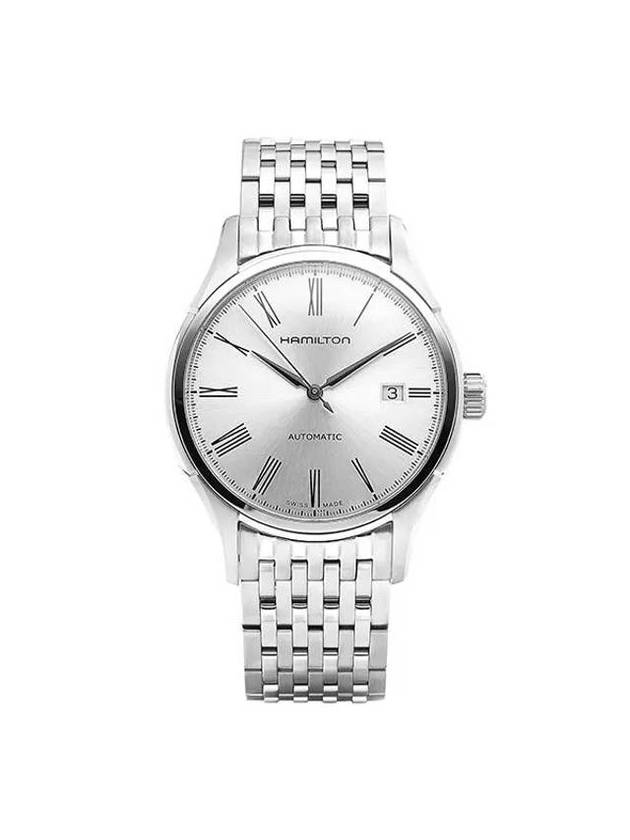 American Classic Valiant Automatic Metal Watch Silver - HAMILTON - BALAAN.