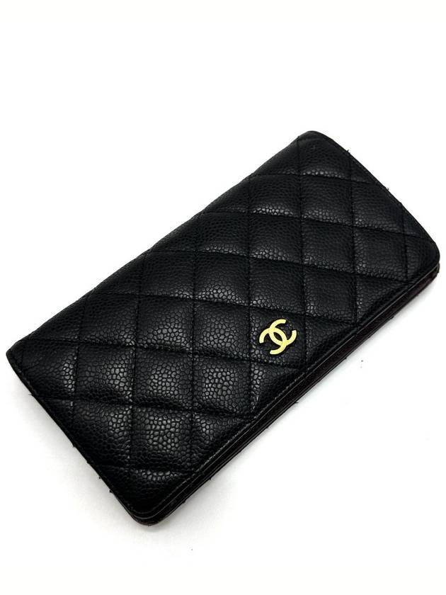 Caviar gold flap long wallet - CHANEL - BALAAN 6