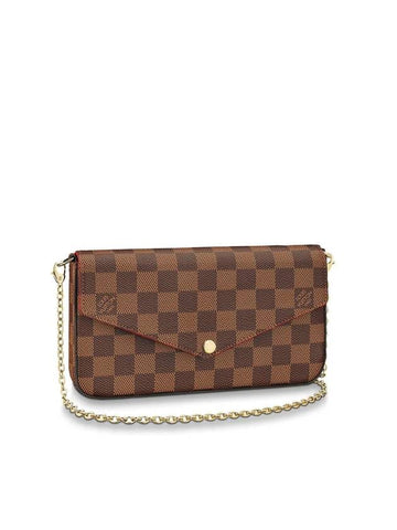 Pochette Felicie Chain Cross Bag Brown - LOUIS VUITTON - BALAAN 1