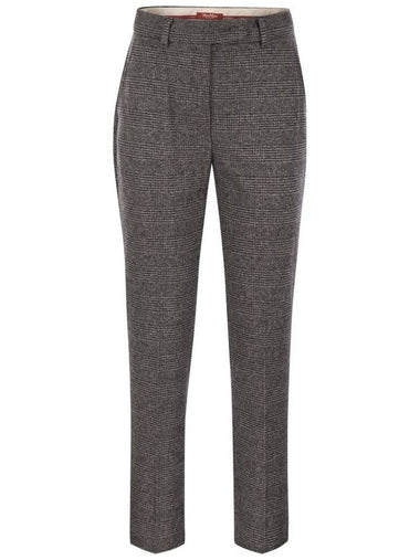 Gerico straight pants gray - MAX MARA - BALAAN 1