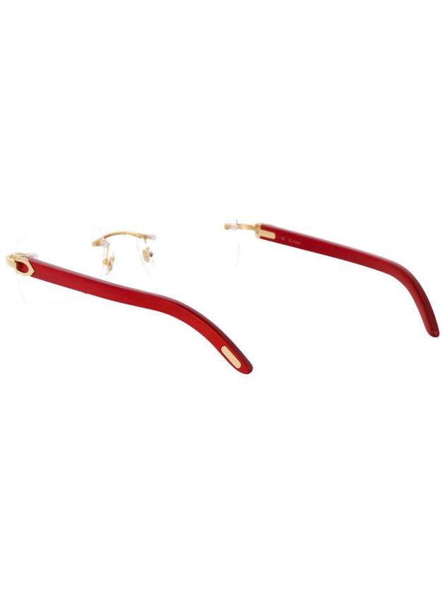 Sunglasses CT0052O 006 GOLD RED - CARTIER - BALAAN 5