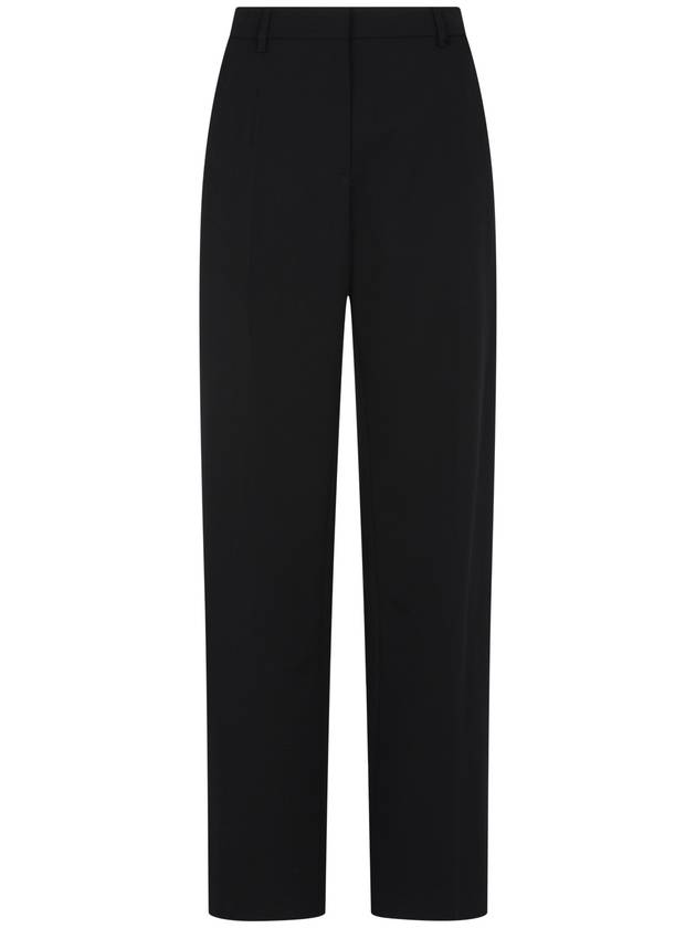 Wool wide pants black - VALENTINO - BALAAN 2