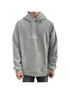 Back Logo Printing Hoodie Grey - MOOSE KNUCKLES - BALAAN 3