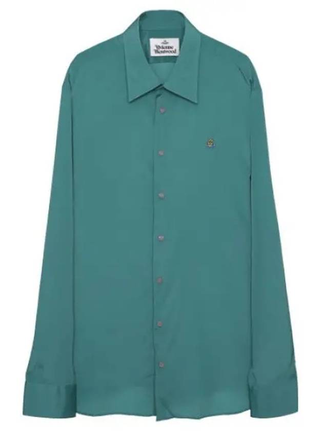 Ghost logo embroidered shirt - VIVIENNE WESTWOOD - BALAAN 1