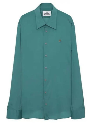 Ghost logo embroidered shirt - VIVIENNE WESTWOOD - BALAAN 1