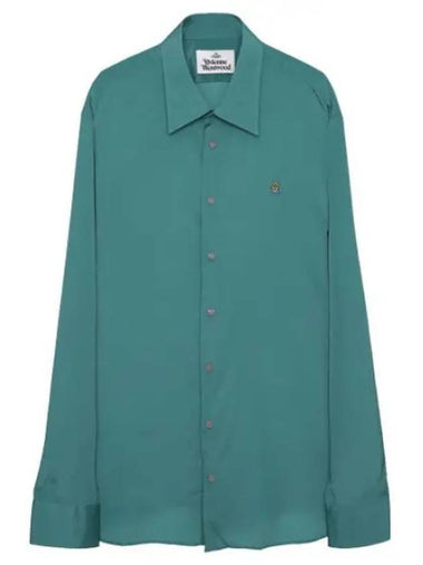 Ghost logo embroidered shirt - VIVIENNE WESTWOOD - BALAAN 1