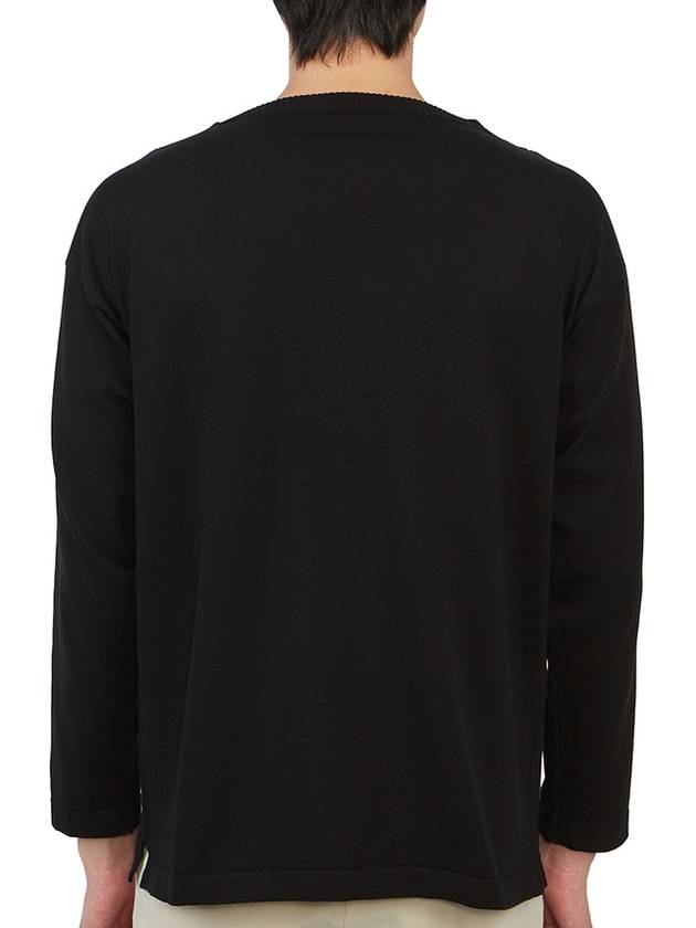 Boatman Organnic Cotton Knit Top Black - ANDERSEN-ANDERSEN - BALAAN 5