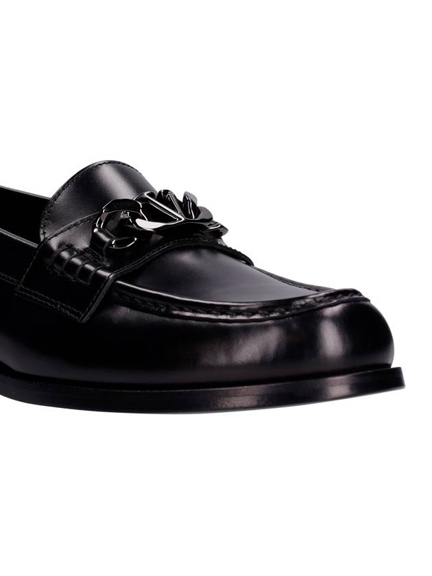 LOAFERS IN LEATHER - VALENTINO - BALAAN 4