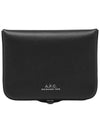 Josh Leather Coin Wallet Black - A.P.C. - BALAAN 6