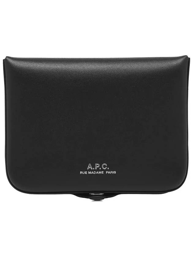 Josh Leather Coin Wallet Black - A.P.C. - BALAAN 6