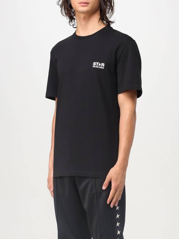 Star Collection Logo Short Sleeve T-Shirt Black - GOLDEN GOOSE - BALAAN 5