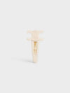 Triomphe Large Snap Hair Clip Ivory Gold - CELINE - BALAAN 2