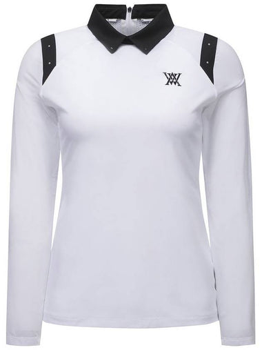 WOMEN SHOULDER POINT LONG T SHIRTWH - ANEWGOLF - BALAAN 1