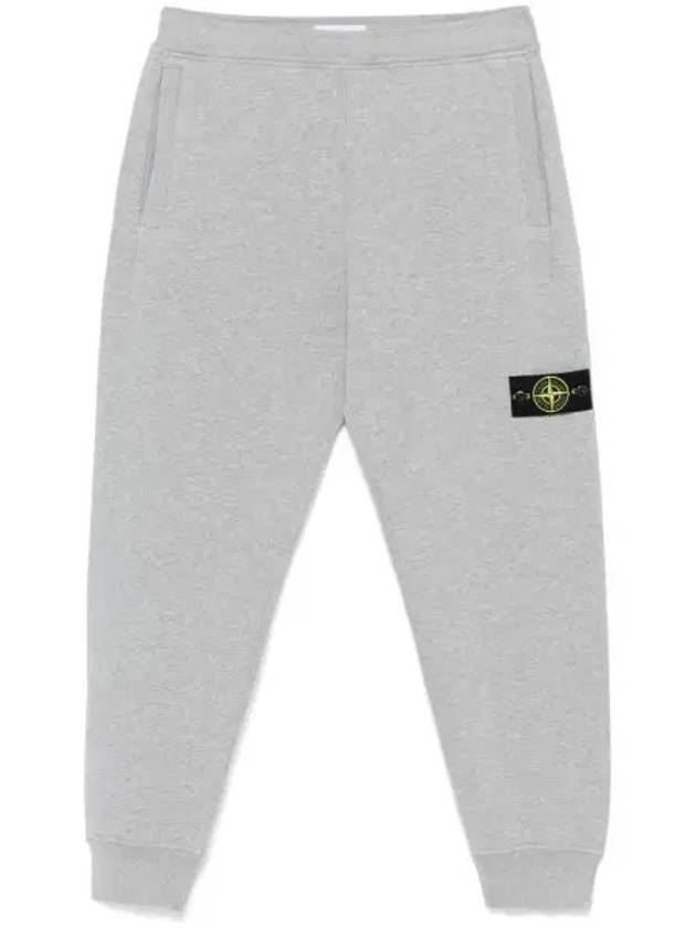 Signature Wappen Patch Cotton Baggy Pants Grey - STONE ISLAND - BALAAN 2