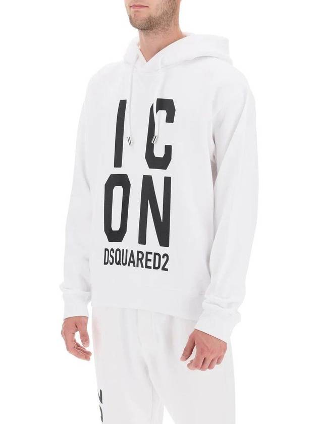 Icon Print Hoodie S79GU0108S25516 - DSQUARED2 - BALAAN 4