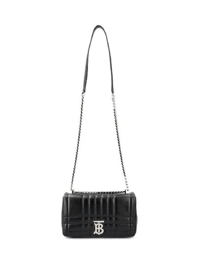 Lola Silver Quilted Shoulder Bag Black - BURBERRY - BALAAN 2