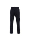 Wappen Patch Old Treatment Slim Fit Cargo Straight Pants Navy - STONE ISLAND - BALAAN 2