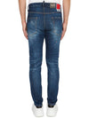 Long Crotch Cotton Jeans Blue - DSQUARED2 - BALAAN 5