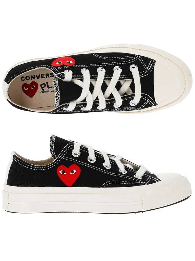 Chuck 70 Low Top Sneakers Black - COMME DES GARCONS - BALAAN 3