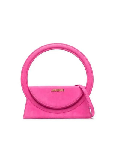 Le Sac Rond Circle Purse Tote Bag Dark Pink - JACQUEMUS - BALAAN 1