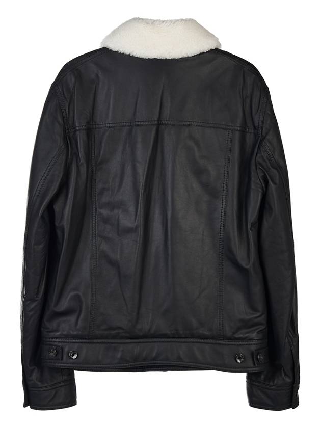 Leather Jacket Black - DOLCE&GABBANA - BALAAN 3