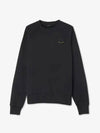 Embroidered Logo Long Sleeve Sweatshirt Black - PAUL SMITH - BALAAN 2