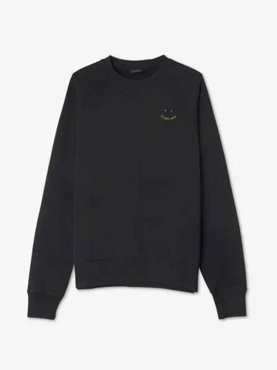 Embroidered Logo Long Sleeve Sweatshirt Black - PAUL SMITH - BALAAN 2