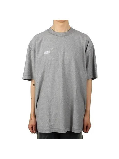 Inside Out Logo Short Sleeve T-Shirt Grey - VETEMENTS - BALAAN 1