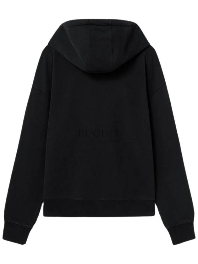 Bold Fox Head Patch Oversize Hoodie Black - MAISON KITSUNE - BALAAN 7