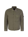 Chrome-R Zip-Up Over Long Sleeve Shirt Green - CP COMPANY - BALAAN 1