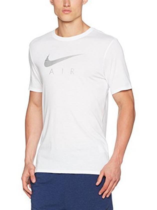 Hybrid Air Short Sleeve T-Shirt White - NIKE - BALAAN 3