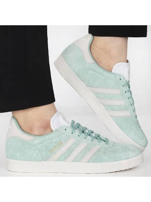 Gazelle Suede Low Top Sneakers Hazy Green - ADIDAS - BALAAN 2