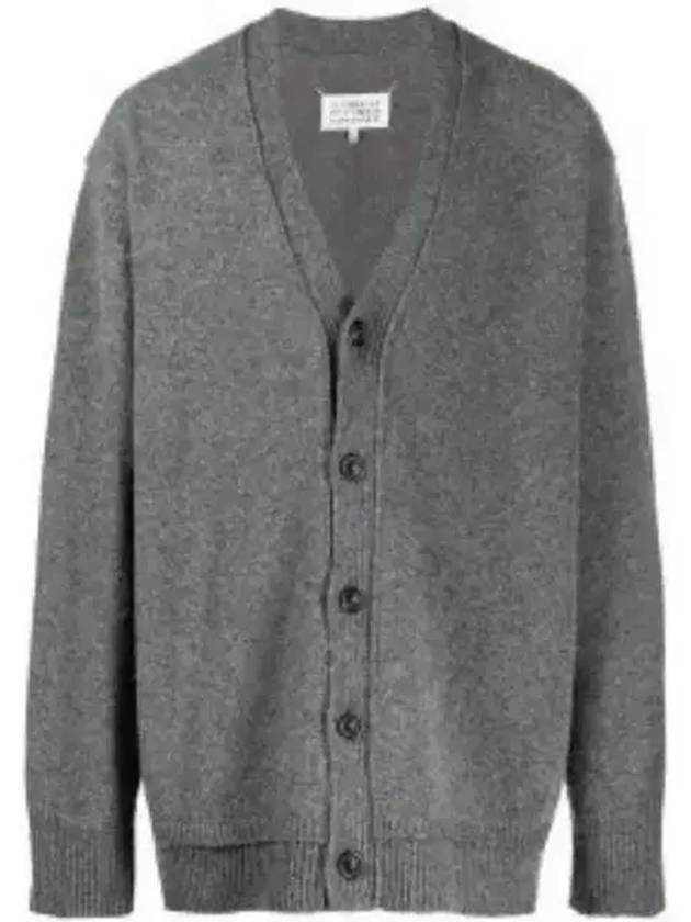 Elbow Patch Cardigan Grey - MAISON MARGIELA - BALAAN 2