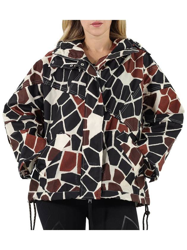 Print 1952 Hooded Windbreaker Brown - MONCLER - BALAAN 2