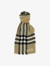 Checked Wool Scarf Green - BURBERRY - BALAAN 2