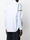 Men's Poplin Grosgrain Armband Classic Long Sleeve Shirt Blue - THOM BROWNE - BALAAN 5