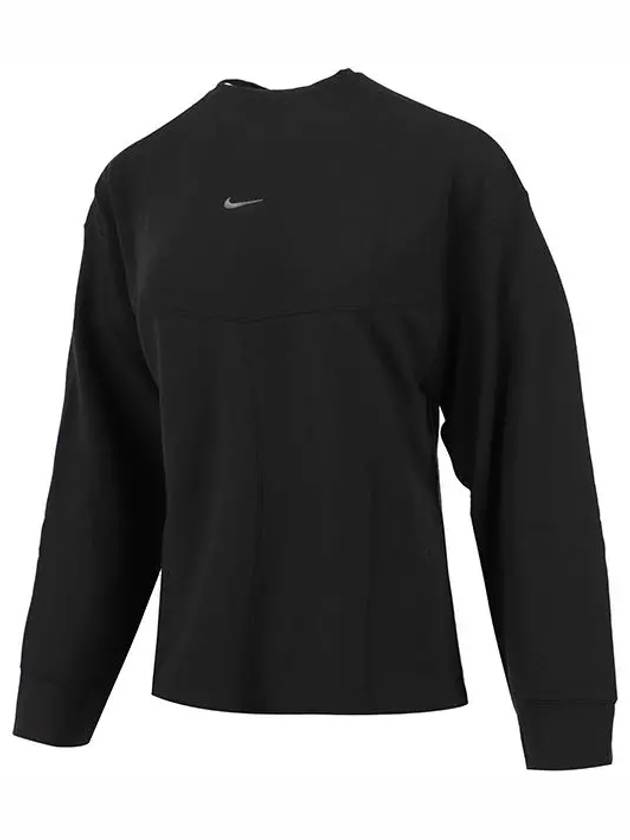 Yoga Dri Fit Crew Neck Sweatshirt Black - NIKE - BALAAN 3