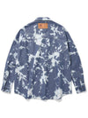 hand bleached oversized denim shirt light - CONECTX - BALAAN 3