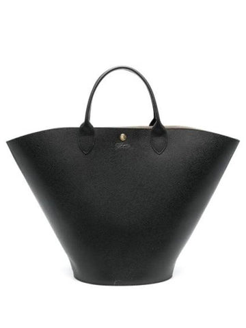 Epure XL Leather Tote Bag Black - LONGCHAMP - BALAAN 1