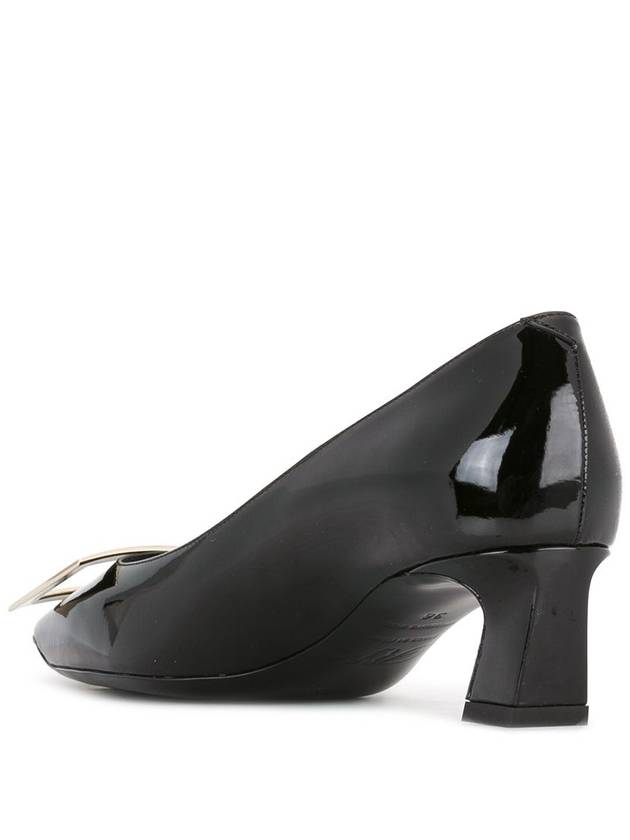 Trompette Metal Buckle Pumps Black - ROGER VIVIER - BALAAN 4