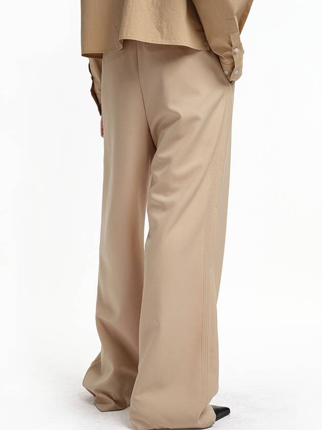 WOOL STITCH WIDE TROUSERS_2colors - MAGJAY - BALAAN 3