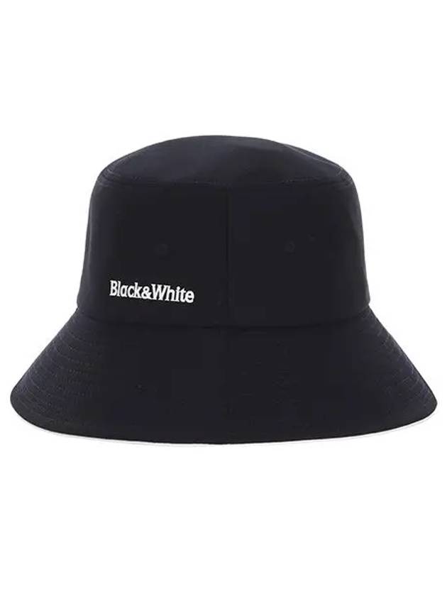 Color Tip Bucket Hat 8614GZSPNAVY - BLACK&WHITE - BALAAN 2