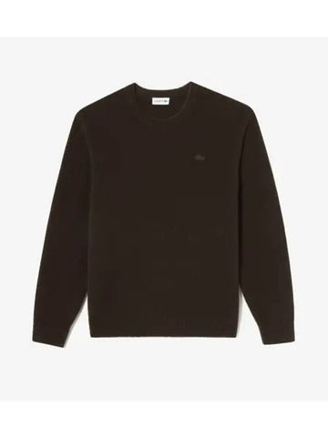 Men s Boucle Pullover Dark Brown - LACOSTE - BALAAN 1