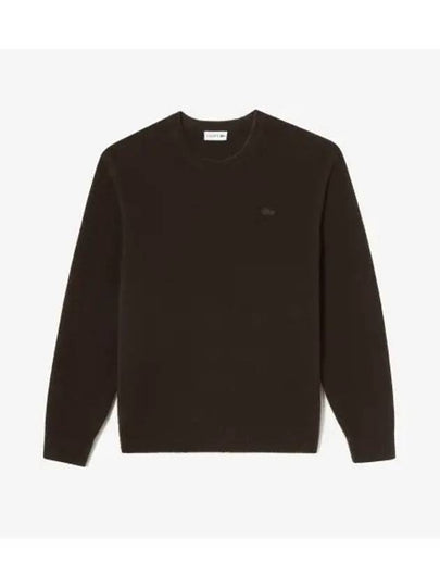 Men s Boucle Pullover Dark Brown - LACOSTE - BALAAN 1