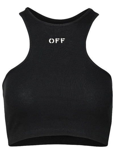 Off Stamp Rib Sleeveless Black - OFF WHITE - BALAAN 2