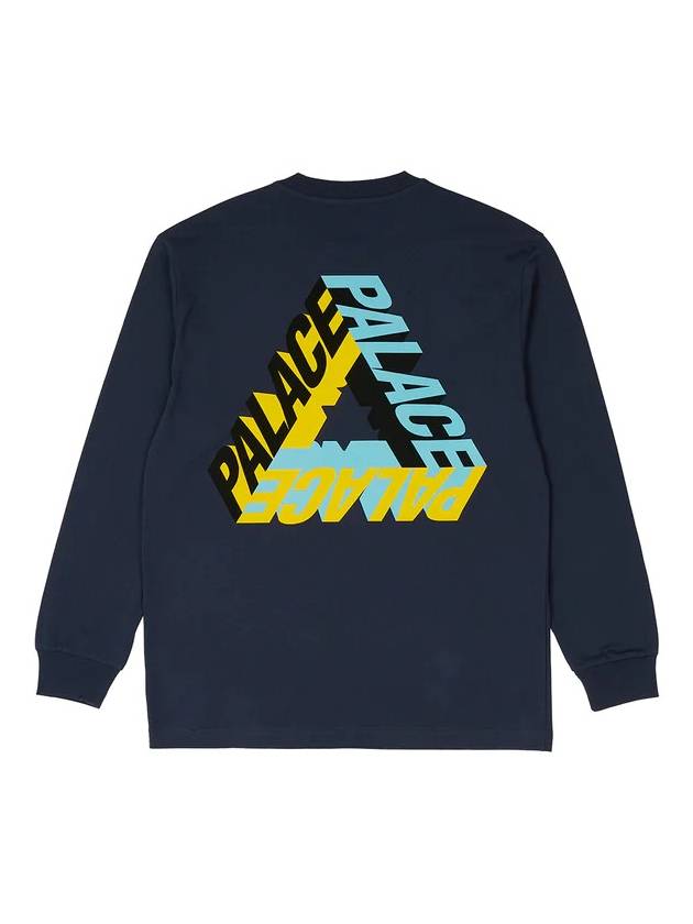 P 3D Longsleeve Navy P 3D Longsleeve Navy - PALACE - BALAAN 1