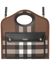 Mini Pocket Tote Bag Brown - BURBERRY - BALAAN 9