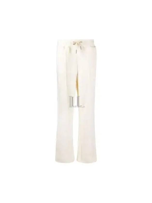 Drawstring Seam Detail Track Pants Ivory - AMI - BALAAN 2